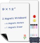 2Pcs Magnetic Dry Erase Whiteboard 