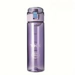 SAJANI Fruit Infuser Water Bottle, Leakproof Water Bottle For Flavored Infused Water, Portable Sport Bottle For School, Picnic, Gym, Birthday Gifts (Pack Of 1) (550ml - Purple)