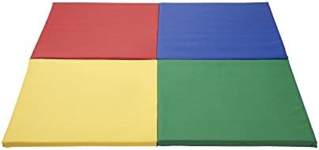 ECR4Kids SoftZone Quad Fold-N-Go Activity Mat, Folding Playmat, Assorted