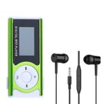 Frocel Portable Mini Digital Mp3 Player with Earphone and USB Cable SD Card Slot (Colour May Vary) Without Sd Card