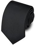 Branduce Black Ties for Men Wedding