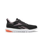 Reebok Women's Flexagon Force 4 Sneakers, Core Black/Infused Lilac/Orange Flare, 6 UK