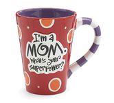 I'm A Mom, What's Your SuperPower?" 12oz Coffee Mug Great Gift for Mother