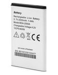 SHAWOROCE BDA-2000A 2000mAh 3.7V Battery Compatible with Doro Mobile Phone 8028 8030 8031 8031C DSB-0010 Liberto 822 825 SmartEasy 824 Rechargeable Li-ION Replacement Batteries