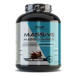 Ripped Up Nutrition Massive Mass Gainer 2.72 kg- Gain More Muscle Size & Sturdy Physique with a High-Calorie Formula- Dark Chocolate Flavour