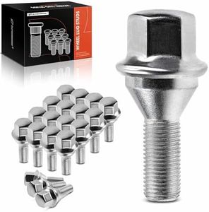 A-Premium 20Pcs M12-1.25 Wheel Studs Compatible with Jeep Compass 2018-2021, Cherokee 2014-2021 & Chrysler 200 2015-2017 & Dodge Dart 2013-2016, Replace# 6509933AA, 53182366