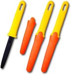 CANARY Cardboard Cutter with Sheath 7.5" Safe Box Opener Box Cutter Tool [Non-Stick Blade] Made in Japan (3PCS)