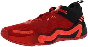 adidas Unisex Adult D.O.N. Issue 3 Basketball Shoe Louisville, Scarlet/Core Black/Solar Red, 11