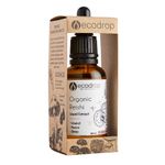 Ecodrop Organic Reishi Mushroom I 30ml I Double Extract Liquid Tincture Lions Mane Supplement I EU & Soil Association Certified I Manufactured in Finland