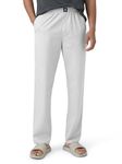 XYXX Men Combed Cotton Pyjama, Relaxed Fit, Solid, Pack of 1, XYPYJM52M, Polar White, M