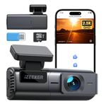 iZEEKER 2.5K Dash Cam WiFi Dash Camera for Cars, Mini Car Camera 1440P Front Dashcams with App, Free 32GB Card, Night Vision, WDR, G-Sensor, Loop Recording, 24H Parking Mode Supports