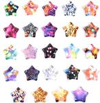 Glass Star Refrigerator Magnets (24 Pack)