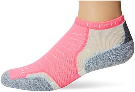 Thorlos Men's&Women's Experia Micro Mini Sock, Electric Pink,Small