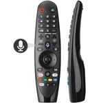 Newest Voice LG Magic Remote AKB75855501, Remote Control for All LG TV 2017-2022 Smart TV AN-MR20GA MR19BA MR18BA MR650A Replacement Magic Remote with Voice and Pointer Function