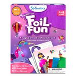 Skillmatics Art & Craft Activity - Foil Fun Unicorns & Princesses, No Mess Art for Kids, Craft Kits, DIY Creative Activity, Christmas Gifts for Girls & Boys Ages 4, 5, 6, 7, 8, 9, Travel Toys