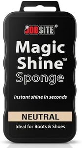 JobSite Instant Express Leather Boot & Shoe Shine Sponge - Neutral
