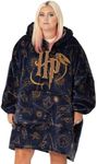 Harry Potter Vuddie Oversized Blanket Hoodie Women Ladies Fleece One Size