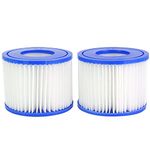 Mallez Hot Tub Filter, Replacement Filter Cartridge for Bestway Filter Size VI, for All Lay-Z-Spa Models - Paris Miami Vegas Monaco Palm Spring Cancun Helsinki etc.