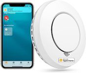 Meross Interlinked WiFi Smoke Alarm, Hub Required Smoke Detector, Low Battery Alert Silence Button, Wireless Smoke Alarms for Home, Replaceable Battery, Apple HomeKit, SmartThings Supported