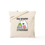 CafePress Pet Groomer Extraordinaire Tote Bag Natural Canvas Tote Bag, Reusable Shopping Bag