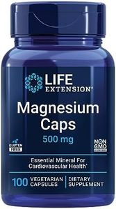 Life Extension Magnesium Vegetarian Capsules, 500 mg, 100 Count