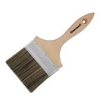 Genixart Double Thick Chip Paint Brush, 4 inch / 100mm Stain Brushes for Painting Walls and Fence Staining, Wooden Handle Masonry Paintbrush for Varnish, Paste, Gesso and Limewash