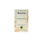 Aveeno Moisturizing Bar with Natural Colloidal Oatmeal for Dry Skin, Fragrance Free, 3 Oz (Pack of 8)