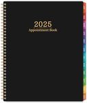 2025 Appointment Book - Daily Planner 2025 from Jan.2025 - Dec. 2025, 30-Minute Interval, Hourly Planner, 2025 Weekly Appointment Book with Colorful Tabs, 8.5" x 11"