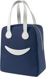 Flywind Lunch Bags Office Women, Men, Kids Insulated Travel Box/Tiffin/Storage Bag, College & School (Navi) Blue