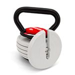 Adjustable Kettlebell 40LB-5LB Gliding weights and easy locking mechanism for homegym workouts, easy selection sturdy construction, metallic weights