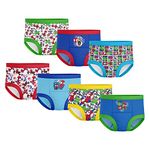 Spiderman Marvel Unisex Baby Superhero 7PK-10PK Potty Training Pants with Success Chart & Stickers, Hulk & More, 7-Pack Spidey Multi-Hero, 3T