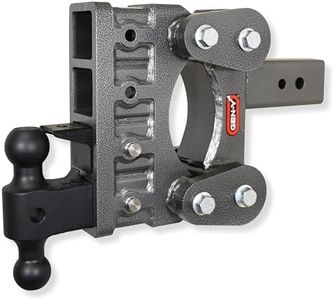GEN-Y Hitch Heavy Duty Tow Hitch for 3" Receiver - 6" Drop/Rise with 4 Adjustable Positions, Includes Dual Ball Mount, Pintle Lock and Pins, 21,000 lbs Towing Capacity, 2,400 lbs Tongue Weight