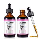2Pack Collagen for Dogs 60ml,Liquid Dog Collagen Drops with Biotin, MSM-Supports Smooth Digestion,Joints, Skin & Coat,Liquid Supplement,Tasty Bacon-Flavored