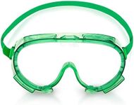 Neiko 53829A Protective Safety Goggles | Clear Polycarbonate Lens | Impact and Chemical Splash Resistant | Construction, Lab Work, Gun Shooting | Indirect Ventilation | ANSI Z87.1, green (universal)