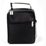 JLYOUNG Lunch Box Men Women Insulated Adult Lunch Bag Durable Kids Lunch Box Office School Black