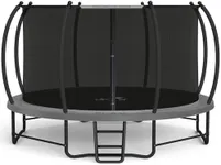 BCAN Trampoline 8FT 10FT 12FT 14FT 15FT 16FT Recreational Trampoline with Enclosure for Kids Adults, ASTM Approved, Outdoor Trampoline with Ladder for Kids