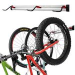 PRO BIKE TOOL Wall Rack for 3 Bikes - Adjustable Indoor Bicycle Storage Mount for Garage or Home - Vertical Cycling Hanger - Secure Hook - Holder for Road or Mountain Bicycles (3 Bike Wall Rack)