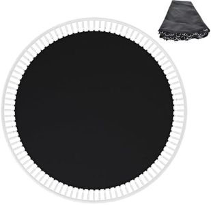 Trampoline Replacement Jumping Mat with V-Rings, Waterproof Round Jumping Mats, Bounce Safely Mat for 6/8/10/12/13/14/15/16ft Trampoline(10ft 64rings)