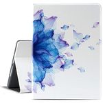 iPad Air 2 Case, Gofupa 9.7 ipad 6th/ 5th Generation Cases Premium Leather Folio Case and Multiple Viewing Angles Stand for iPad Air 2/1(Blue Flowers)