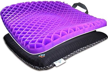 CHCYCLE Gel Seat Cushion Pressure Absorbs Honeycomb Sitter Elastic Support Chair Pad For Office, Dinner, Driving, Wheelchair & Mobility Scooter Cushions Cool And Comfort Large Seat Cushion