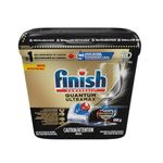 Finish Quantum UltraMax Dishwasher Detergent Tabs for Diamond Shine, Removes burnt-on stains & 24hr Dried on stains, No pre rinse needed, 60 Tablets