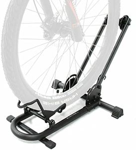 BIKEHAND Bicycle Floor Type Parking Rack Stand - for Mountain and Road Bike Indoor Outdoor Garage Storage - 1x Rack