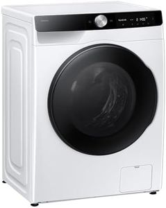Samsung WD6100D SLIM AI Waschtrockner WD90DG6G94BKU2, 9+5 kg, Extra sparsam, EEK: E/A (-10%), Nur 48 cm tief, Waschmaschine + Trockner in einem, AI Wash, Ecobubble, SmartThings, SuperSpeed, Weiß