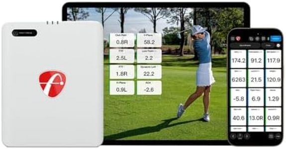 FlightScope Mevo Gen2 Portable Golf Launch Monitor and Simulator with Pro Package Software | 18 Swing Data Parameters, Built-in Camera, 8 E6 Simulation Courses with GPS Overview and Shot Tracer