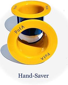 PofA Hand Saver Dispenser for Stretch Film - 1 Pair, 2.95 Inch and 3.05 Inch Core, Cling Wrap, Industrial Heavy Duty Plastic Hand Saver for Shipping, Pallet, Packing and Moving Supplies