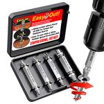 SKmoon Damaged Screw Remover and Extractor Set , Made From H.S.S. 4341#, the Hardness Is 62-63hrc ( Set of 4 )