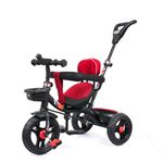 Luusa GT-1 Tricycle Plug N Play Kids/Baby Tricycle with Parental Control, Cushion seat and Safety Guard Rail for Boys/Girls / Carrying Capacity Upto 30kgs (RED)