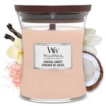 WoodWick Medium Hourglass Scented Candle with Pluswick Innovation, Paraffin, Coastal Sunset