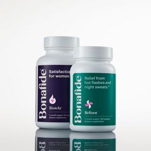 Bonafide Relizen + Ristela – Hormone-Free Relief from Hot Flashes and Night Sweats During Menopause* + Hormone-Free, Drug-Free Support for Women’s Sexual Satisfaction – 1 Month Supply