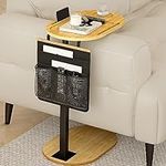 Yumkfoi Couch Side Table with Adjus